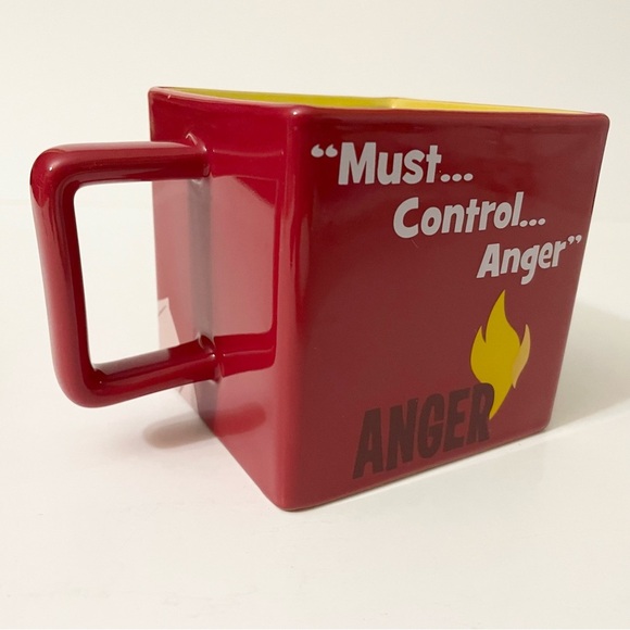 Inside Out Anger Mug Disney Pixar Character Square Cup - Picture 4 of 13